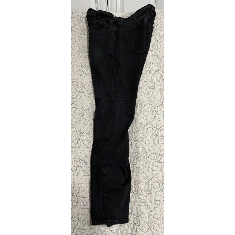 True Religion Ricky Mens Denim Black Jeans Tag Size 34